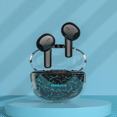 Picture of Lenovo XT95 Pro ThinkPlus True Wireless Earbuds with Mic – Black -Black