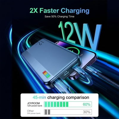 Picture of JR-T016 Dazzling Series 12W Power Bank 10000mAh -White