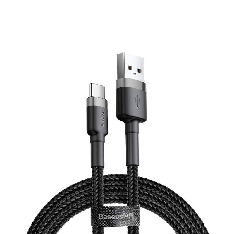 Picture of Baseus Cafule Quick Charge 3.0 USB to Type C Cable 2 meter/1 meter -Black