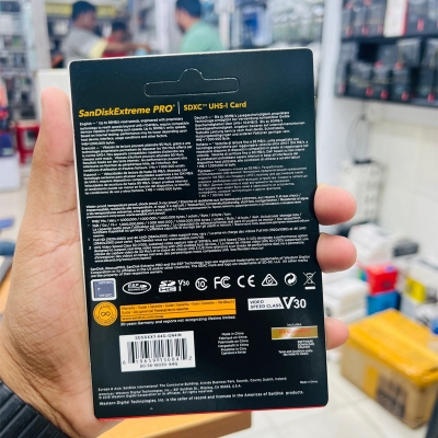 Picture of SanDisk Extreme PRO 64GB 200mbps SDXC UHS-I Memory Card -64GB