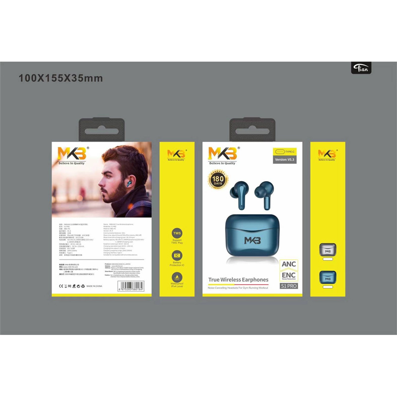 Picture of MKB S1 Pro ANC/ENC True Wireless Earphones