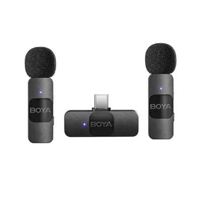 Picture of Boya BY-V20 Ultracompact 2.4GHz Wireless Microphone - Black