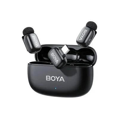 Picture of Boya Mini 2-02 Upgraded Super Mini Wireless Microphone for Android - Black