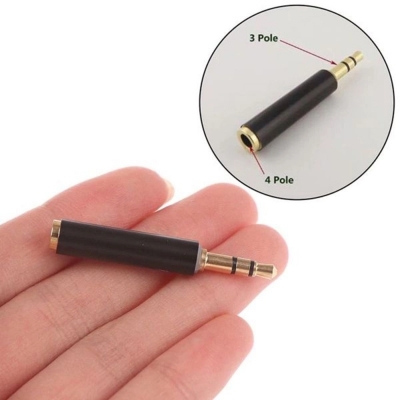 Picture of Boya M1 Microphone Converter (Straight) No Need Battery for Lifetime - Black