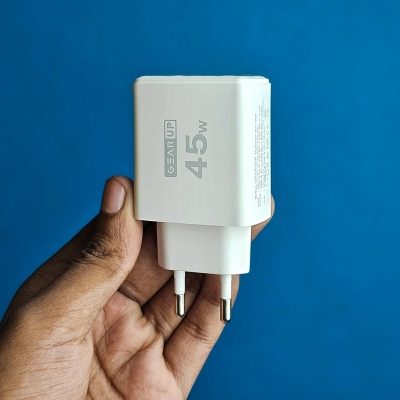 Picture of GearUP GP007 45W Fast Charging PD 3.0+ QC 3.0 USB Wall Charger - White