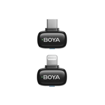 Picture of Boya Mini-12 Wireless Microphone for Android and IOS - Black