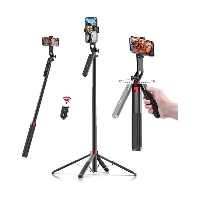 Picture of Ulanzi MA09 Bluetooth Remote Control Selfie Stick for Action Camera/Smartphone - Black