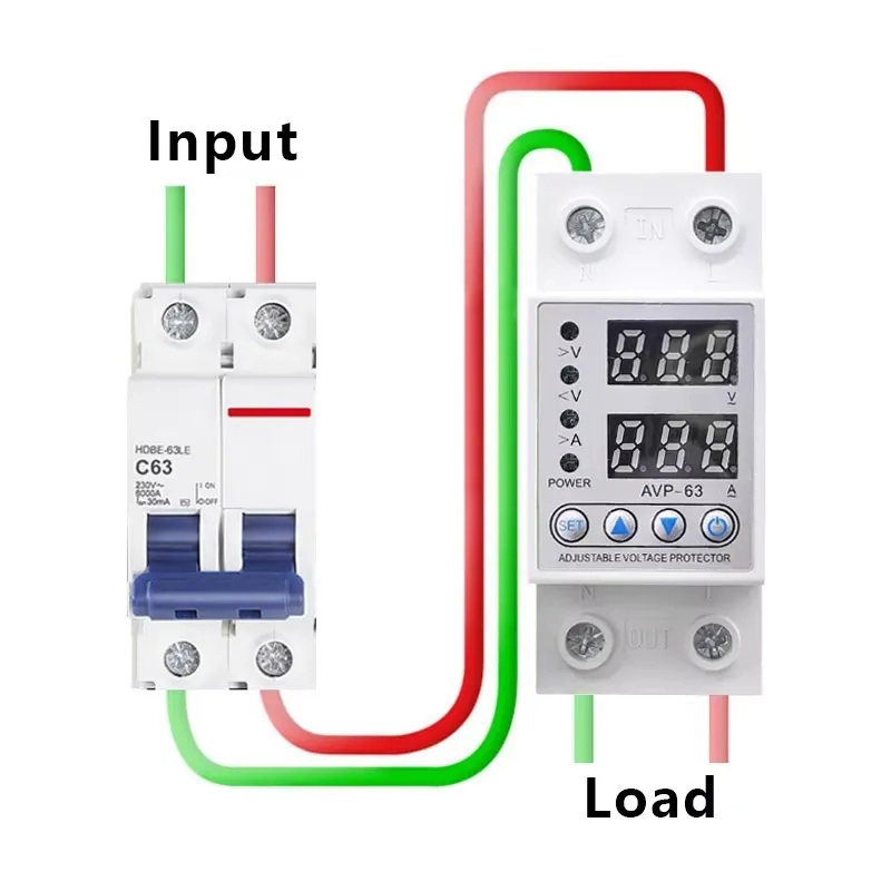 Picture of GearUP AVP-63 Automatic Voltage Protector-220V - White