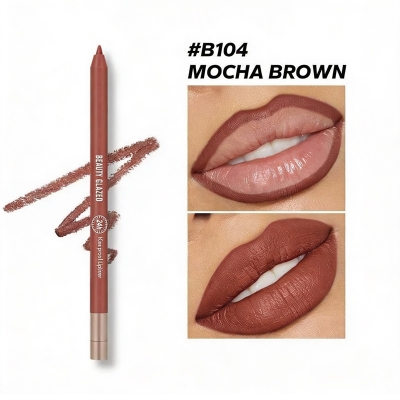 Picture of Beauty Glazed Waterproof & Long Lasting Lip Liner - Mocha Brown B104