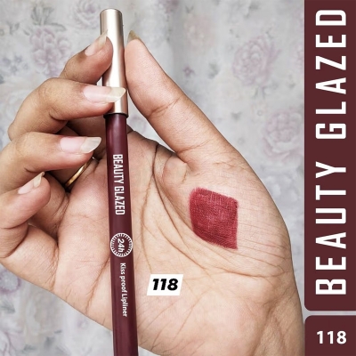 Picture of Beauty Glazed Waterproof & Long Lasting Lip Liner - B118 Burnt Umber