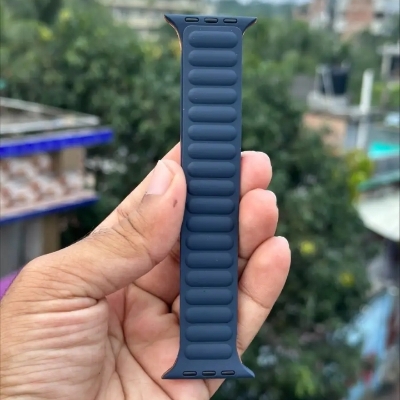 Picture of Magnetic Strap Belt Apple Watch Loop Strap Belt 42/45/49mm-Adjustable Magnetic Silicon Loop Silicon Strap/Band Apple Watch Strap 49mm 44MM 44MM 42mm Bracelet