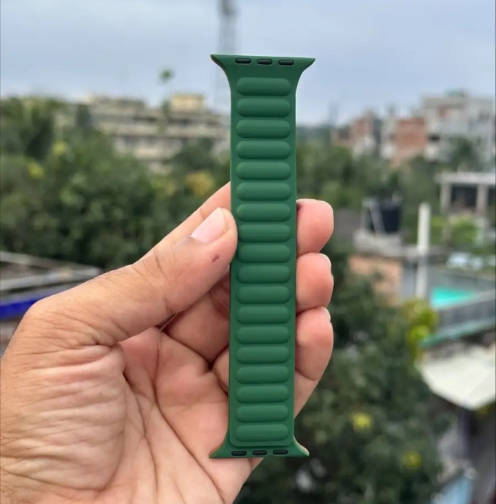 Picture of Magnetic Strap Belt Apple Watch Loop Strap Belt 42/45/49mm-Adjustable Magnetic Silicon Loop Silicon Strap/Band Apple Watch Strap 49mm 44MM 44MM 42mm Bracelet