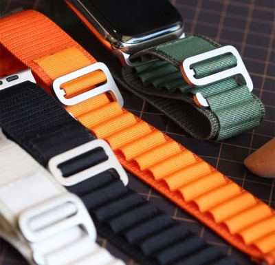 Picture of New Blue Color Metal Alpine Nylon Strap /Belt  42mm/44mm/45mm/49mm