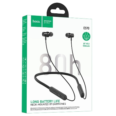 Picture of Hoco ES70 Armour Bluetooth Neckband 80hours Battery Neckband Bluetooth Headsets Earphone