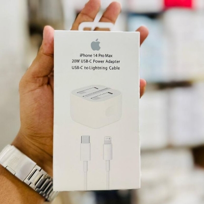 Picture of iPhone 14 Pro Max 20W USB-C Power Adapter USB-C to Lightning Cable For iPhone 14 13 12 11 Pro XR XS