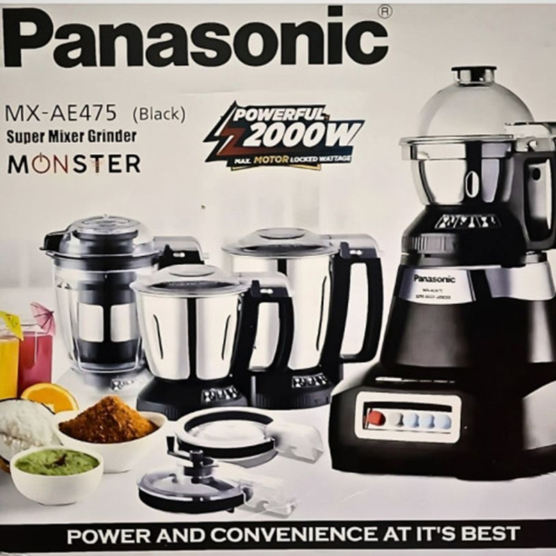 Picture of 2000 Watt Mixer Grinder Price Panasonic MX-AE475 Mixer Grinder best price in bd