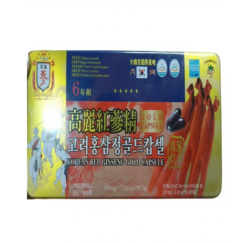 Picture of Cheonilbo 6-Year-Old Korean Red Ginseng Gold 120 Capsule