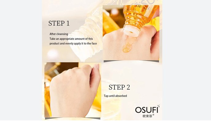 Picture of OSUFI Collagen Face Serum Anti Aging Smoothing Lines Facial Care Essence Moisturizing Brighten Serum Beauty Skin Care Products.