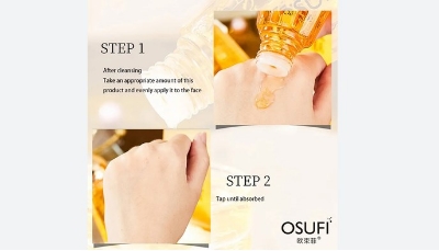 Picture of OSUFI Collagen Face Serum Anti Aging Smoothing Lines Facial Care Essence Moisturizing Brighten Serum Beauty Skin Care Products.