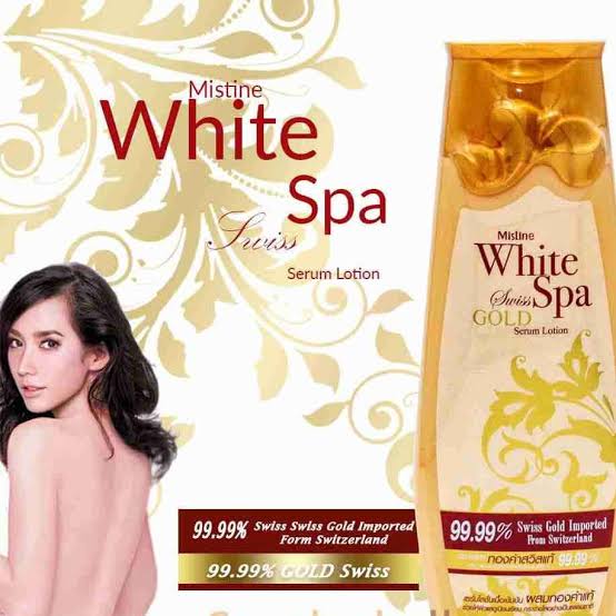 Picture of Mistine Body Lotion White Spa Swiss Gold Serum Lotion 99.99% Gold 200ml