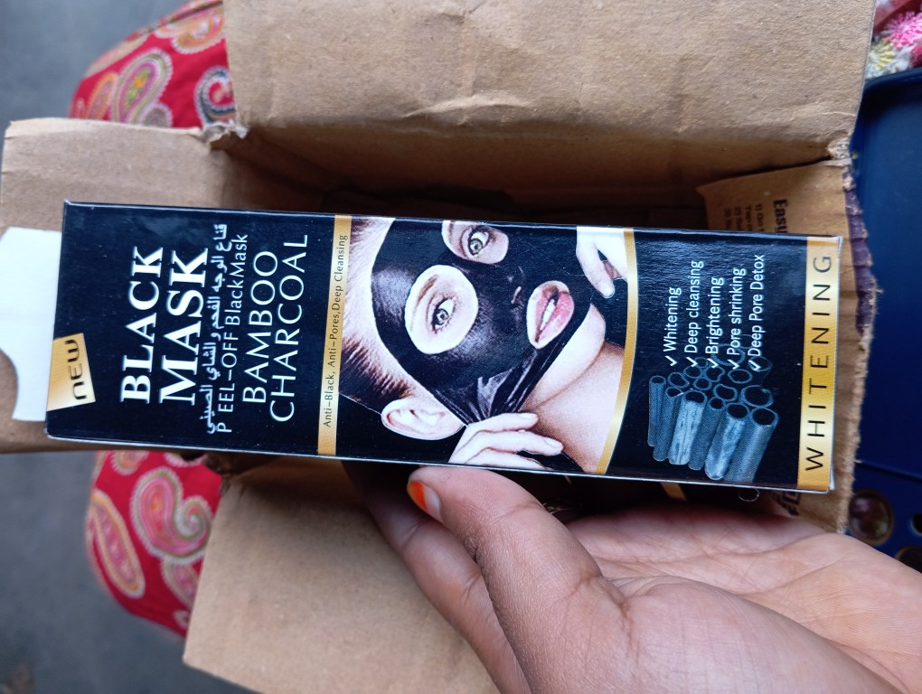 Picture of Bamboo Charcoal Peel-Off Black Mask - Blackhead Remover Mask