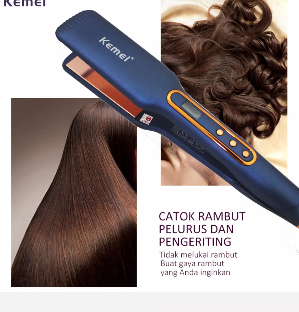 Picture of Kemei Km-8879 Digital Hair Straightener