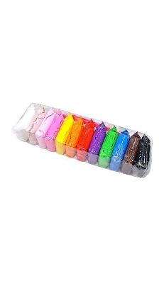 Picture of 12pcs-1pac_Super Light Clay with 3 Tools Air Drying Light Polymer Plasticine Modelling Handmade Educational