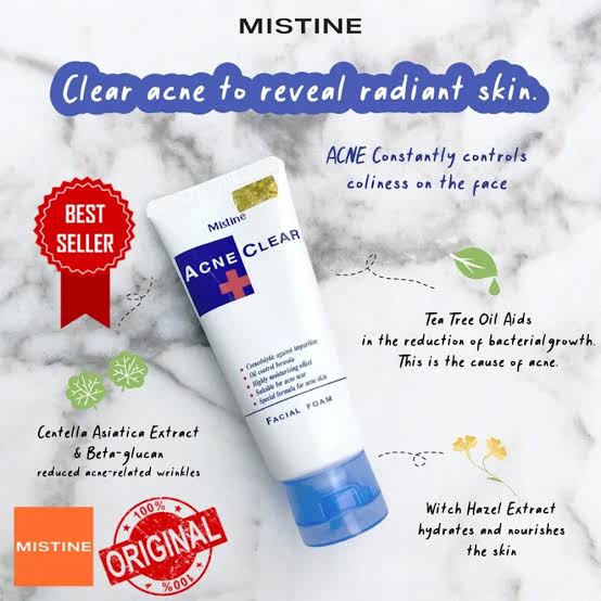 Picture of Mistine acne clear facial foam 85gm (Thailand)