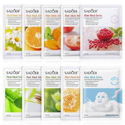 Picture of 6 Pcs SADOER  Soft Moisturizing Face Sheet Mask-