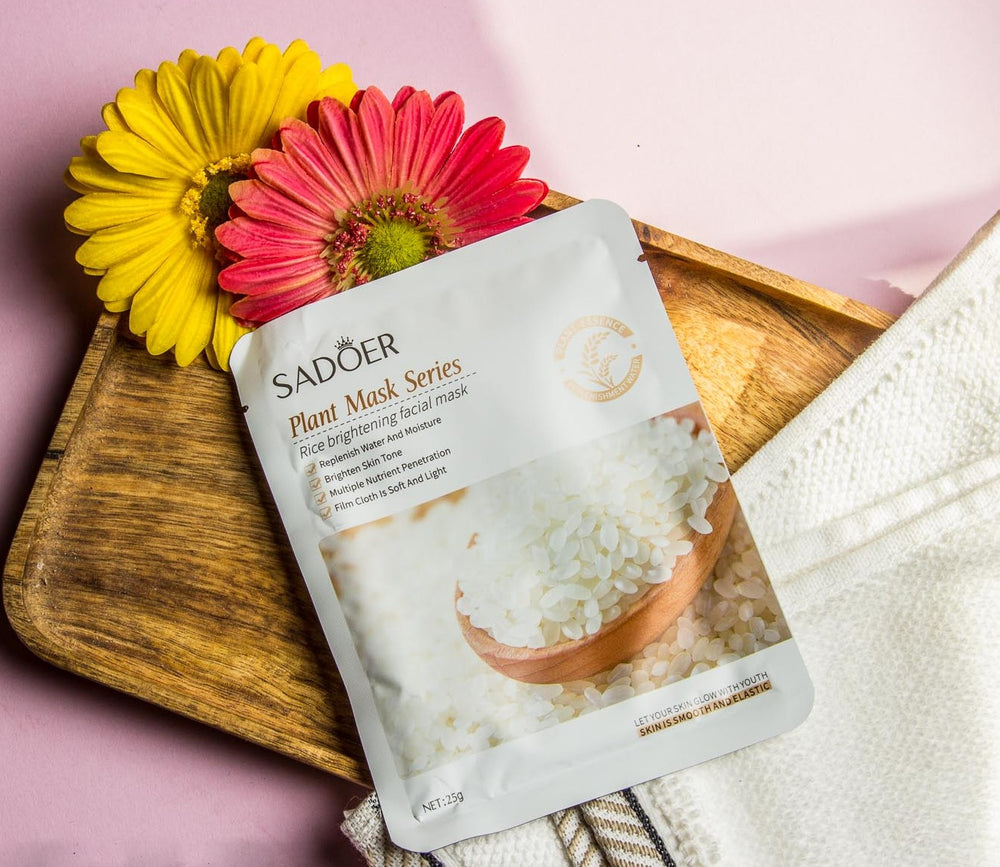 Picture of SADOER  Rice Soft Moisturizing Face Sheet Mask