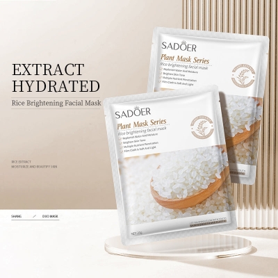 Picture of SADOER  Rice Soft Moisturizing Face Sheet Mask
