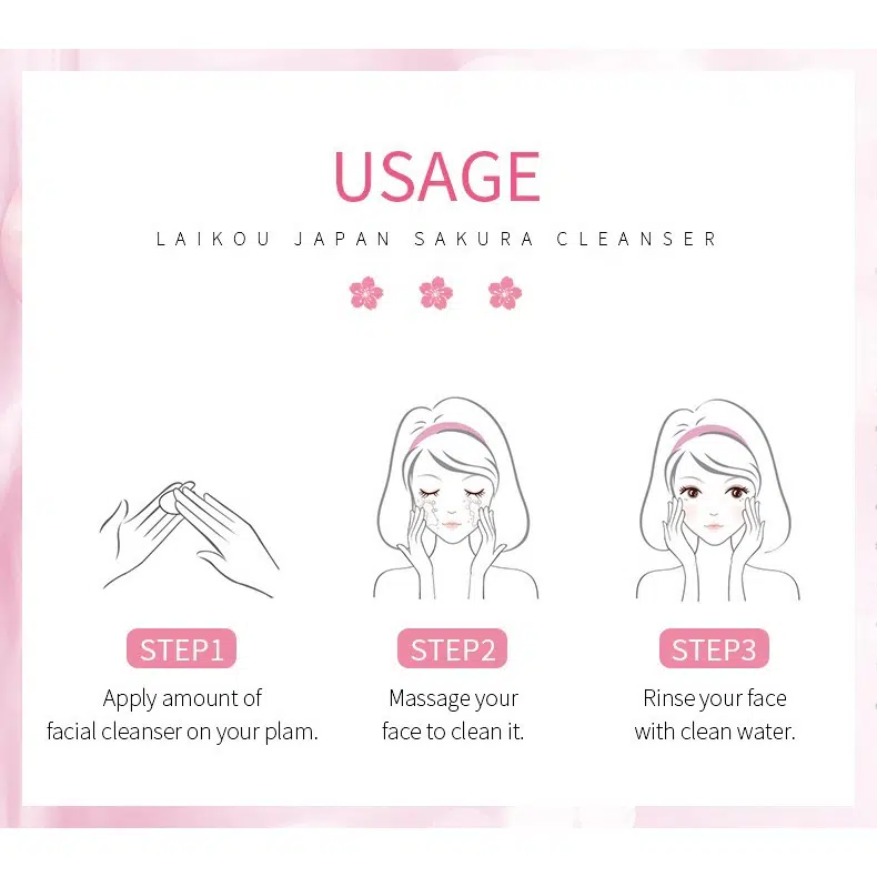 Picture of Laikou Japan Sakura Cleanser 50gm