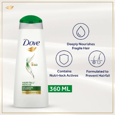 Picture of Indian Dove Hairfall Rescue And  Intensee Repair Shampoo - 360ML