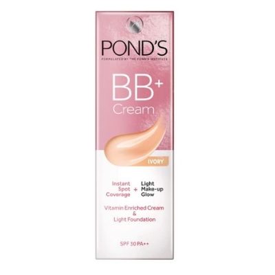 Picture of POND'S BB+ Creaml Instant Spot Coverage + Light Make-up Glow I Tinted Moisturiser I Enhances Glow IIvory 118G