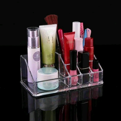 Picture of 9 Grid Acrylic Makeup Organizer Storage Box/ Lipstick Jewelry Box