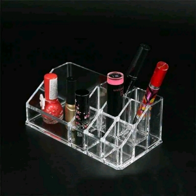 Picture of 9 Grid Acrylic Makeup Organizer Storage Box/ Lipstick Jewelry Box