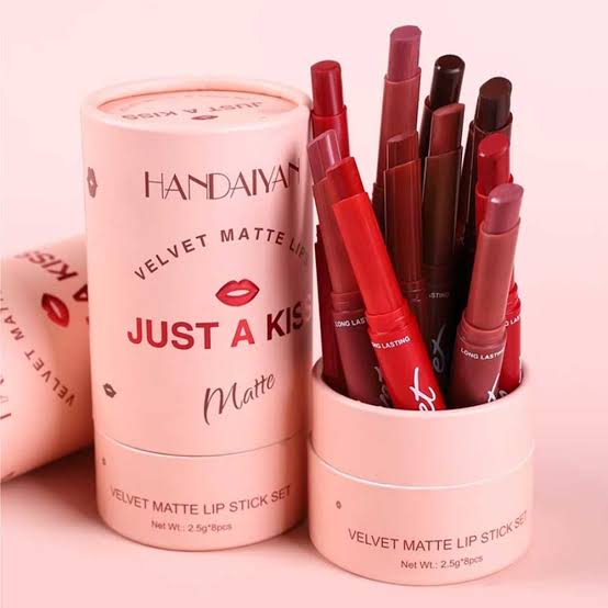 Picture of Handaiyan Just a Kiss Velvet Matte 8 Pcs Lipstick Set