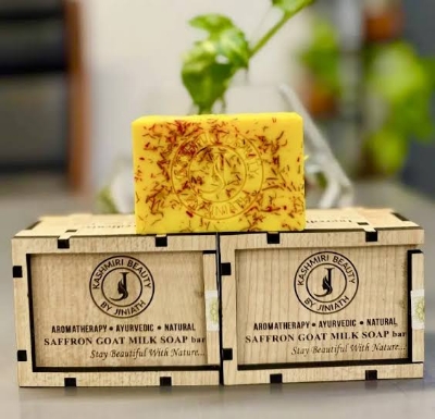 Picture of Kashmiri Saffron Goat Milk Soap
