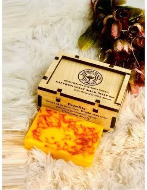 Picture of Kashmiri Saffron Goat Milk Soap
