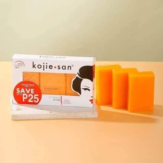 Picture of Original Kojie San Skin Lightening Kojic Acid Whitening Soap 3 x 65g (195g)