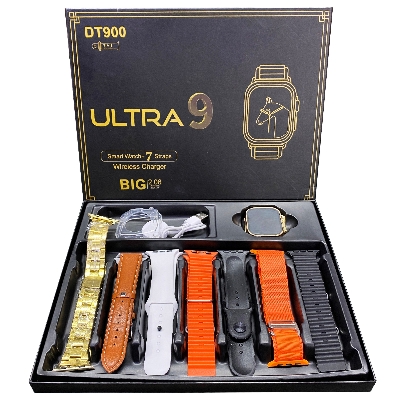 Picture of Ultra 9 Smart Watch + 7 Straps - DT900 