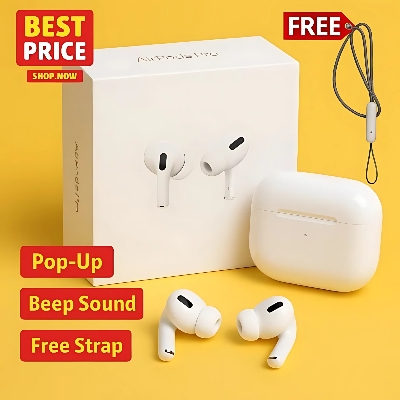 Picture of AirPods Pro 2nd genaration Made in Dubai Wireless Charging Bluetooth Earbuds 