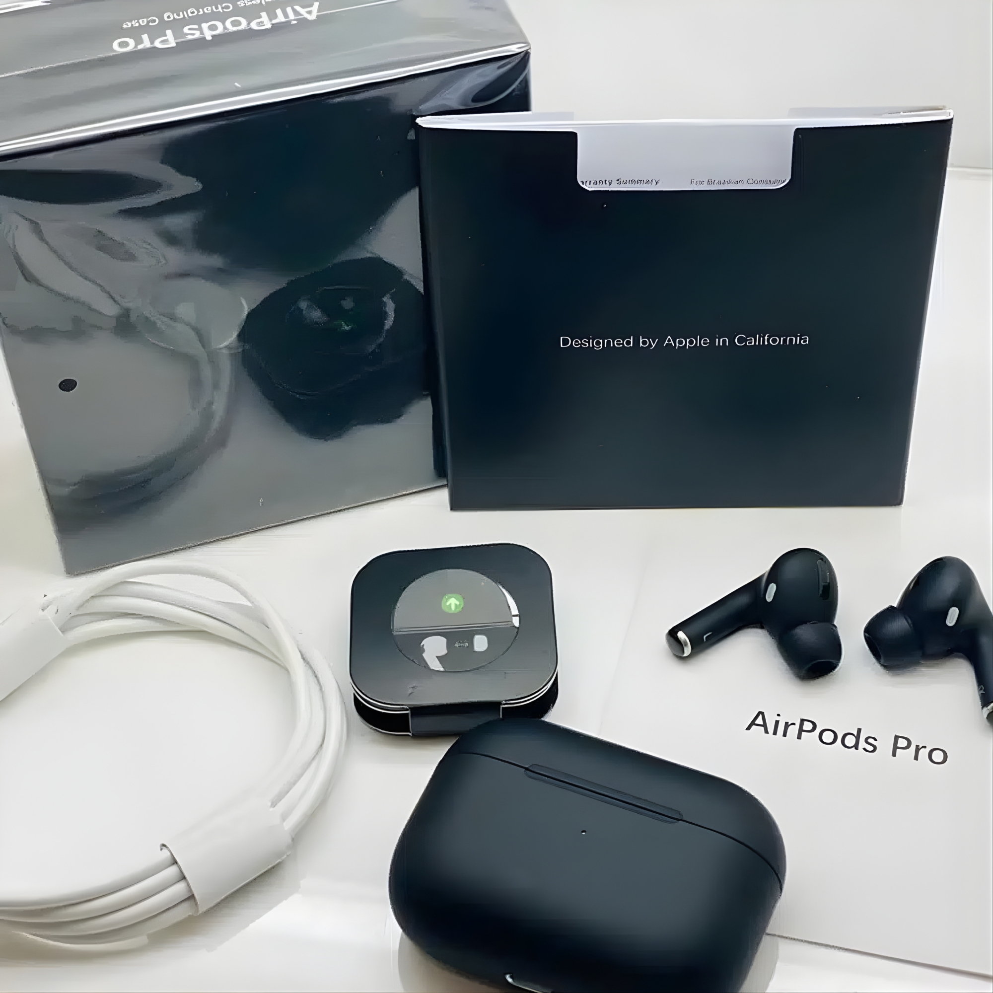 Picture of AirPods Pro 2nd genaration Made in Dubai Wireless Charging Bluetooth Earbuds 
