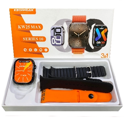 Picture of Keqiwear KW25 Max Smart Watch (3 Straps) Multicolor