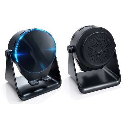 Picture of 3 in 1 Mobile Phone Sensor Speaker Stand with Power Bank Black