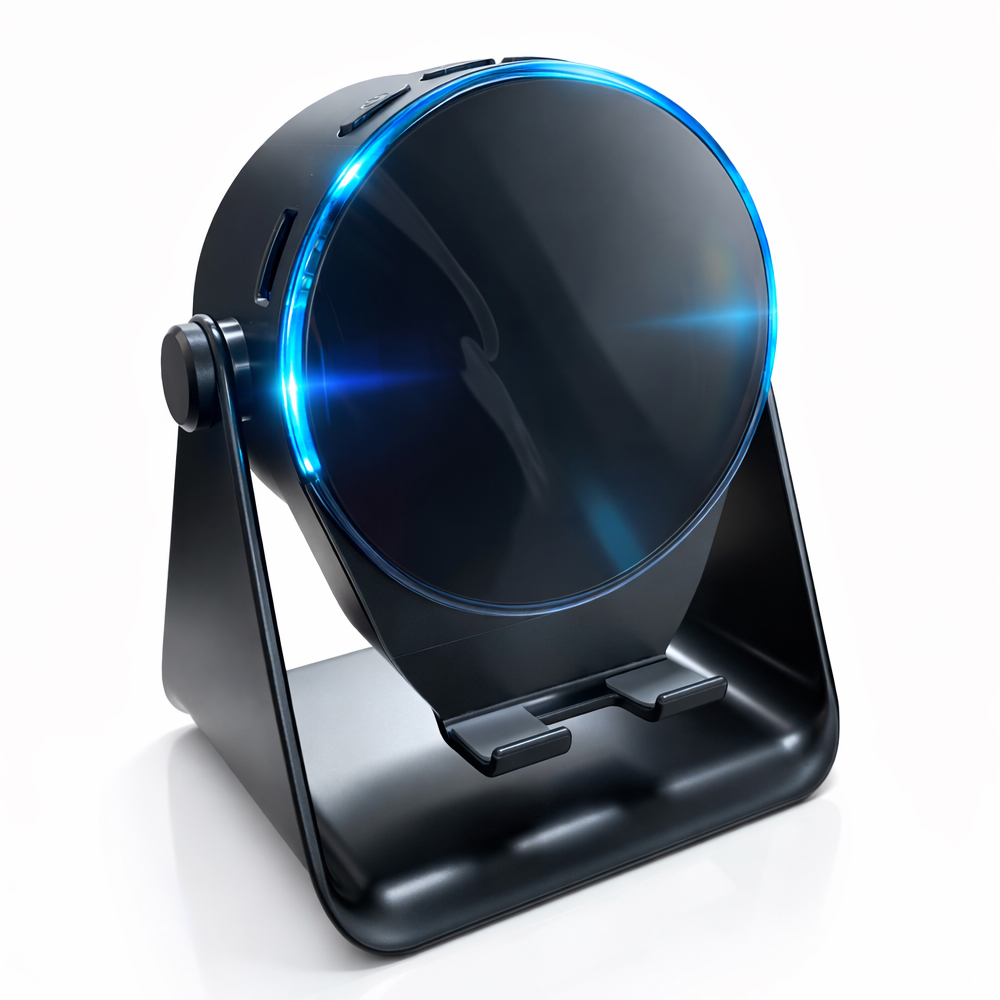 Picture of 3 in 1 Mobile Phone Sensor Speaker Stand with Power Bank Black