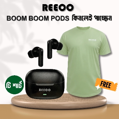 Picture of Reeoo ANC TWS Earbuds (RX Boom Boom Pods) Black