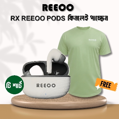 Picture of Reeoo Wireless Bass PRO Plus+ ANC TWS Earbuds (RX Reeoo-Pods) White