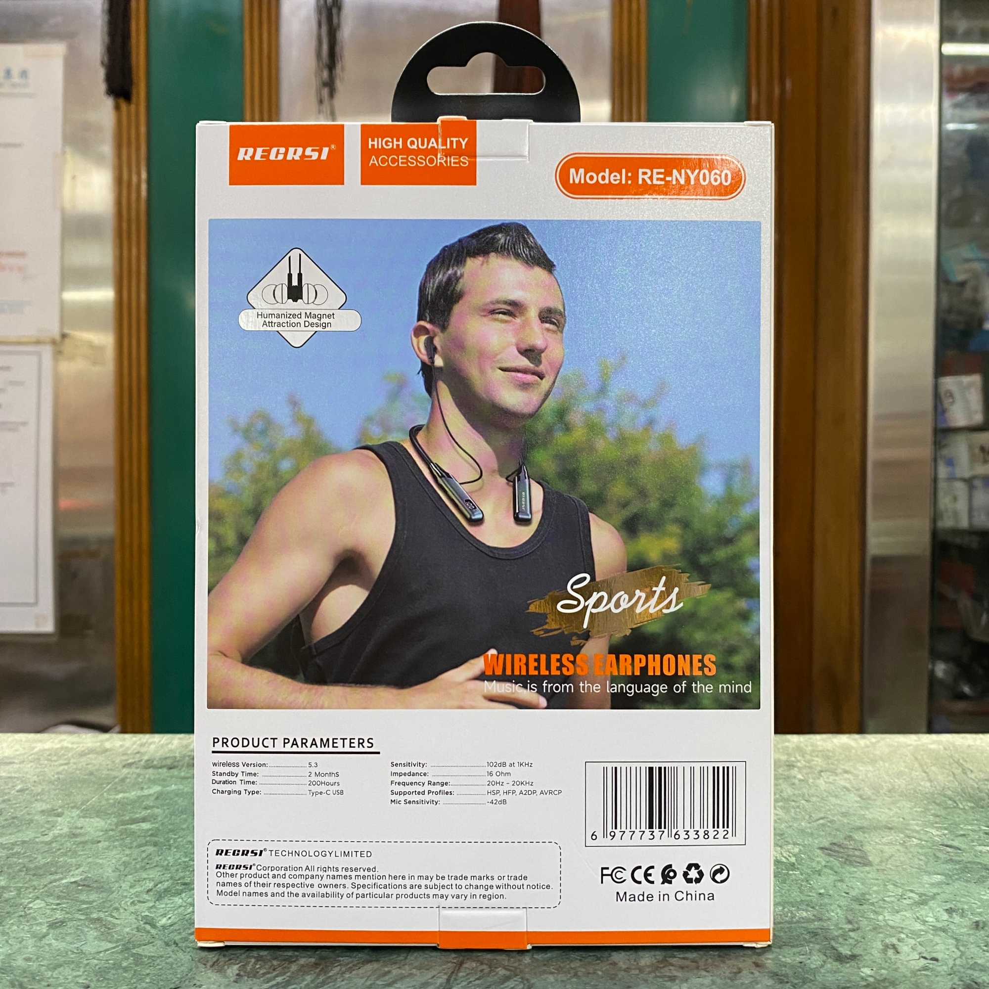 Picture of Recrsi 200h Wireless Neckband - RE-NY060 Multicolor