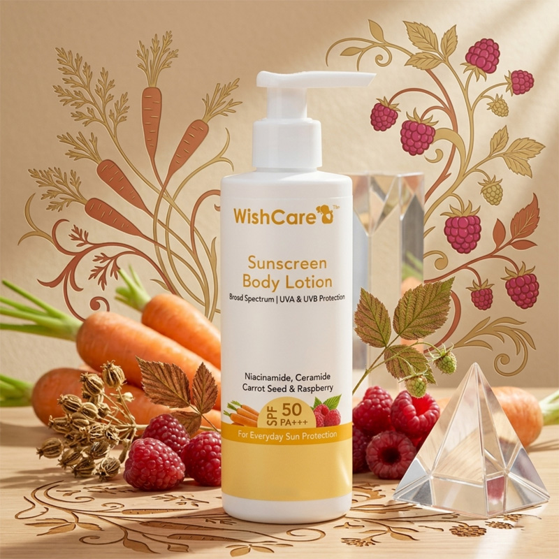 Picture of WishCare SPF50 Sunscreen Body Lotion 200ml
